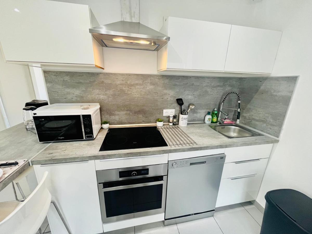 Superbe Duplex Design Neuf 2 Chambres, Climatise Tout Confort, Facile D,Acces Stationnement Gratuit Marsella Exterior foto